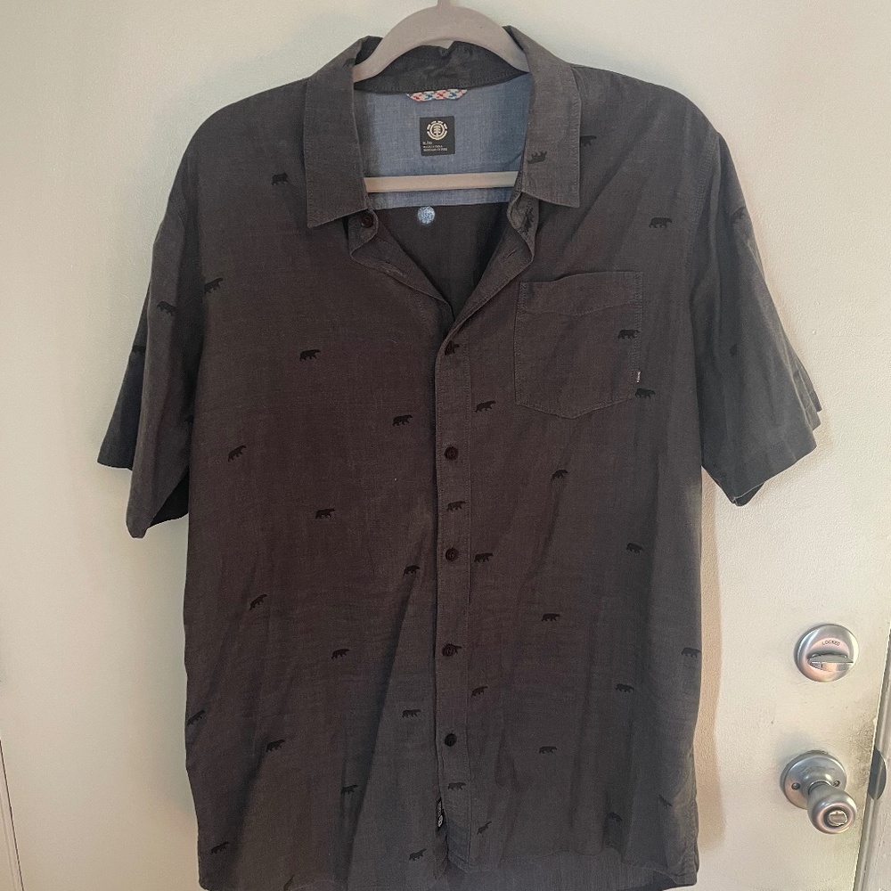 Element Grizzly Bear Button Up